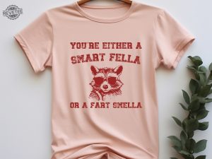 Are You A Smart Fella Or Fart Smella Retro Cartoon Shirt Weird Sweater Meme Shirt Trash Panda Shirt Trending Shirts Gift For Friends Unique revetee 3