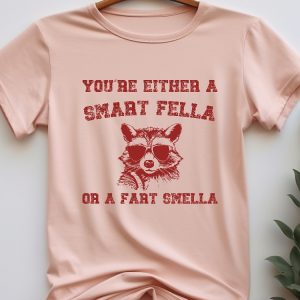 Are You A Smart Fella Or Fart Smella Retro Cartoon Shirt Weird Sweater Meme Shirt Trash Panda Shirt Trending Shirts Gift For Friends Unique revetee 3