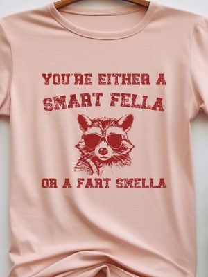 Are You A Smart Fella Or Fart Smella Retro Cartoon Shirt Weird Sweater Meme Shirt Trash Panda Shirt Trending Shirts Gift For Friends Unique revetee 3