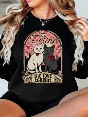 Cat Lovers Valentines Day Shirt Cute Cat Valentine Tee Girl Valentines Day Shirt Retro Valentines Day Shirt Funny Vday Shirt Unique revetee 3