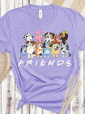 Bluey Friends Shirt Bluey Birthday Party Tshirt Bluey Character Shirt Bluey Heeler Family Shirt Bluey Birthday Gift Bluey And Bingo Tee Unique revetee 2