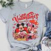 disney couple shirts sweatshirts hoodies mickey and minnie valentines on main street retro 90s tshirt disneyland family valentines day gift matching outfits laughinks 1 1