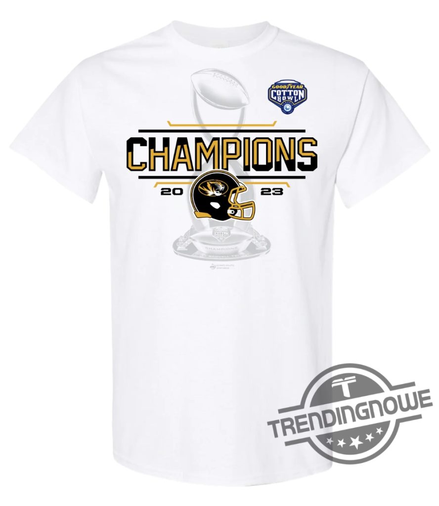 Mizzou Cotton Bowl Shirt Mizzou Tigers Victory Locker Room 2023 Cotton Bowl White Shirt trendingnowe 1