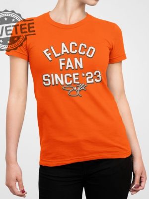 Flacco Fan Since 23 Shirt Flacco Fan Since 23 Hoodie Sweatshirt Longsleeve Unique revetee 3