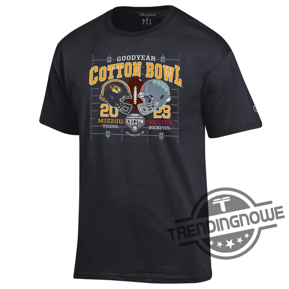 Mizzou Cotton Bowl Shirt Mizzou Tigers Champion Mizzou Vs Ohio State Cotton Bowl Black Shirt