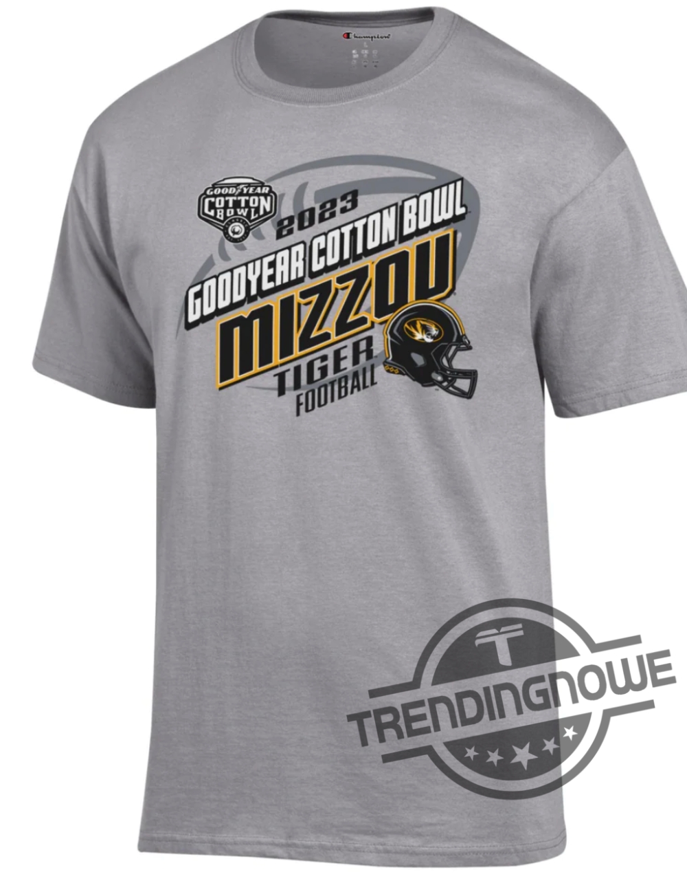 Mizzou Cotton Bowl Shirt Mizzou Tigers Champion Mizzou Cotton Bowl Grey Helmet Shirt