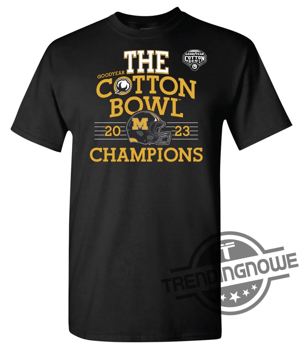 Mizzou Cotton Bowl Shirt V2 2023 Cotton Bowl Champions Score Shirt
