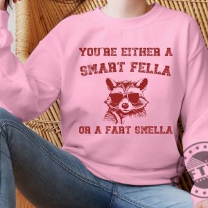 Are You A Smart Fella Or Fart Smella Retro Cartoon Shirt Weird Sweater Meme Tshirt Trash Panda Hoodie Trending Shirts Gift For Friends giftyzy 3