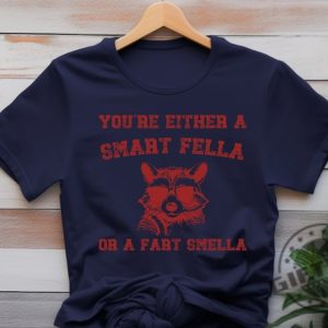 Are You A Smart Fella Or Fart Smella Retro Cartoon Shirt Weird Sweater Meme Tshirt Trash Panda Hoodie Trending Shirts Gift For Friends giftyzy 4