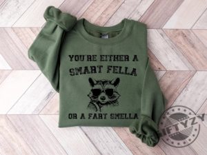 Are You A Smart Fella Or Fart Smella Retro Cartoon Shirt Weird Sweater Meme Tshirt Trash Panda Hoodie Trending Shirts Gift For Friends giftyzy 7