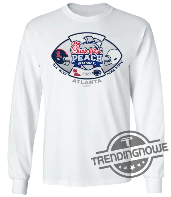 Ole Miss Peach Bowl Shirt 2023 Chick Fil A Peach Bowl 2 Team Shirt trendingnowe 1