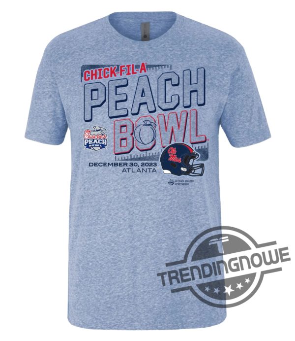 Ole Miss Peach Bowl Shirt V2 2023 Chickfila Peach Bowl Ole Miss Shirt trendingnowe 1