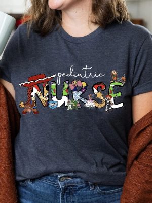 Pediatric Nurse Toy Story Shirt Pediatric Nurse Gift Peds Nurse Shirt Cute Christmas Nurse Tee Picu Pediatric Nurse Holiday Nurse Tee Unique revetee 2