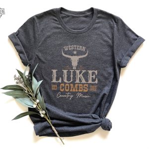 Luke Combs Est 1990 T Shirt Concert Shirt Western Luke Combs Bullhead Tour 2023 Merch Country Music Fan Cowboy Combs Shirt Gift For Her Unique revetee 2 1