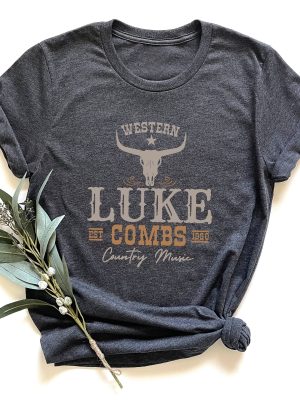 Luke Combs Est 1990 T Shirt Concert Shirt Western Luke Combs Bullhead Tour 2023 Merch Country Music Fan Cowboy Combs Shirt Gift For Her Unique revetee 2 1