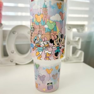 disneyland tumbler magical kingdom disney world park 40oz traveler cup mickey and minnie mouse stainless steel stanley tumbler dupe laughinks 1 1