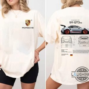 porsche 911 gt3 hoodie tshirt sweatshirt mens womens 2 sided porsche 911 gt3 rs aesthetic tee gift for car guys introduced in 2023 shirts laughinks 1