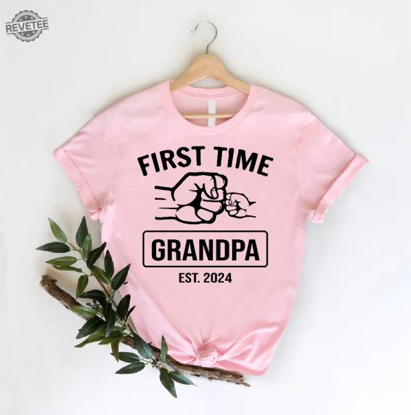 New Grandpa Gift Grandpa To Be Promoted To Grandpa First Time Grandpa Grandpa Shirt Grandpa Reveal Grandpa Shirts Gift For Grandpa Unique revetee 3