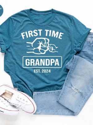 New Grandpa Gift Grandpa To Be Promoted To Grandpa First Time Grandpa Grandpa Shirt Grandpa Reveal Grandpa Shirts Gift For Grandpa Unique revetee 4