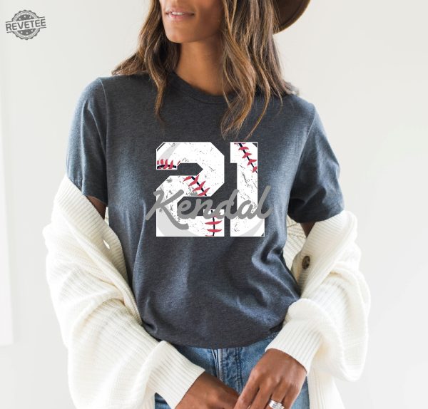 Custom Baseball Jersey Shirt Womens Custom Baseball Sweatshirt Personalized Baseball Mom Hoodie Custom Baseball Player Gifts Unique revetee 1