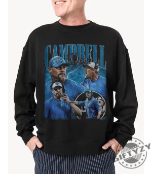 Vintage Dan Campbell Shirt Football Sweatshirt Classic 90S Graphic Tshirt Unisex Hoodie Vintage Bootleg Shirt giftyzy 2