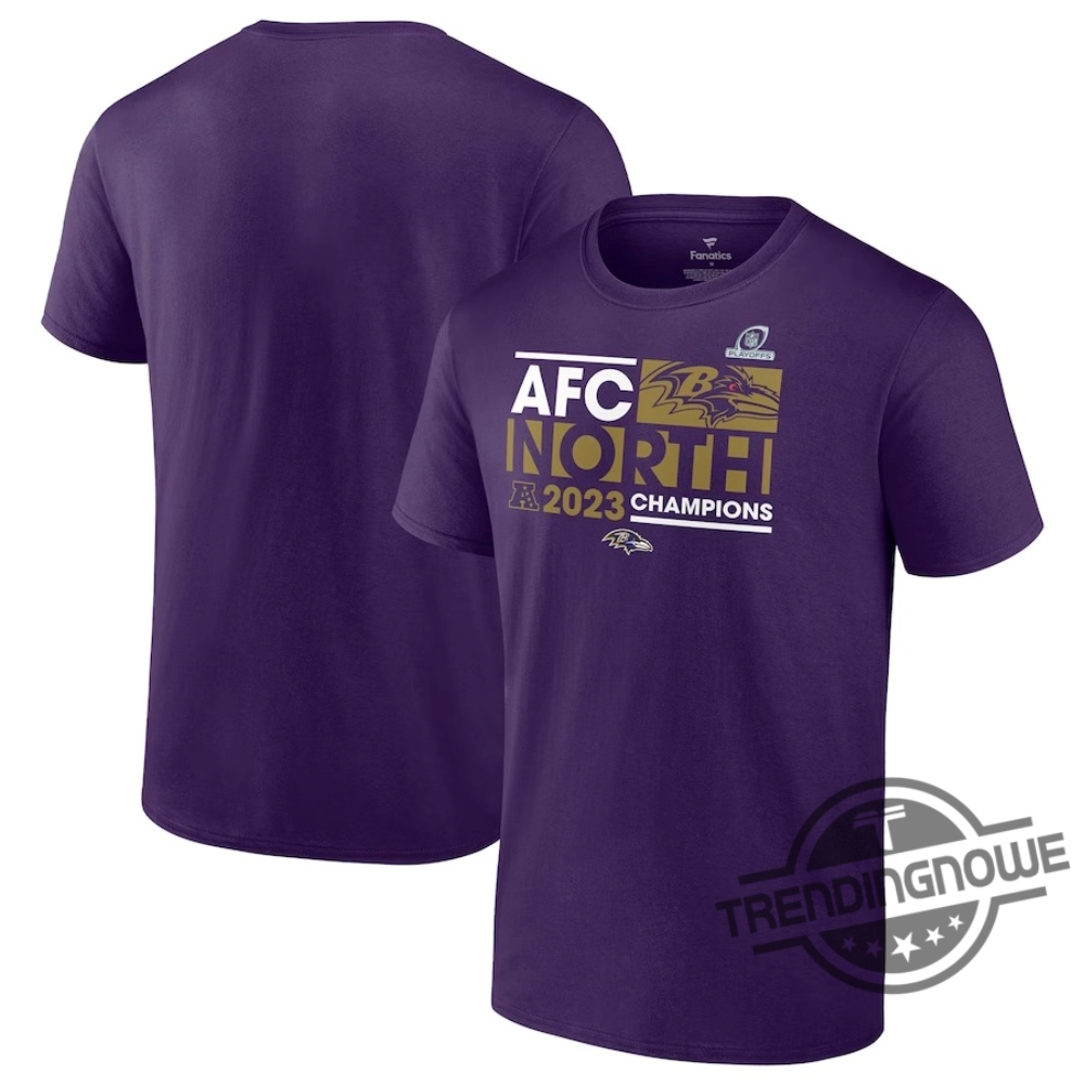 Ravens Afc North Champions Shirt Altimore Ravens 2023 Afc North Division Champions Shirt