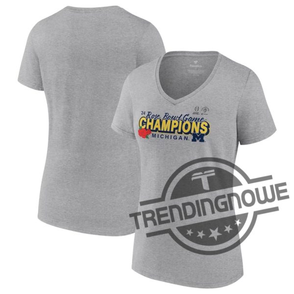 Rose Bowl Champions Shirt Michigan Wolverines College Football Playoff 2024 Rose Bowl Champions Superior Ability V Neck Shirt trendingnowe 1