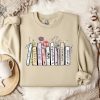 Taylor Version Swiftie Merch Sweater Cozy Album Book Stacks Edition Melodic Memories Collection Nostalgic Swiftie Holiday Apparel Unique revetee 1