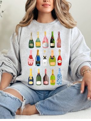 Champagne Sweatshirt Champagne Shirt Champagne Lovers Champagne Bottles Shirt Champagne Problems Sweatshirt Yes Way Rose Shirt Unique revetee 6