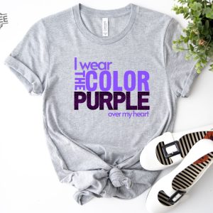 I Wear The Color Purple Over My Heart Shirt Color Purple Movie Shirt The Color Purple Movie 2023 Cast Shirt The Color Purple Shirt Unique revetee 4
