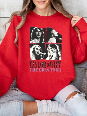 Taylor The Eras Tour Sweatshirt Swiftie Merch Hoodie Vintage The Eras Tour 2023 Midnights Concert Shirt Tour 2023 Sweatshirt Unique revetee 2