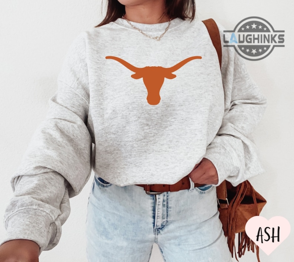 Texas Longhorn Sweatshirt Tshirt Hoodie Mens Womens Texan Horn Football College Crewneck Texas Fair Tshirt Texas Longhorns Gift For Fans