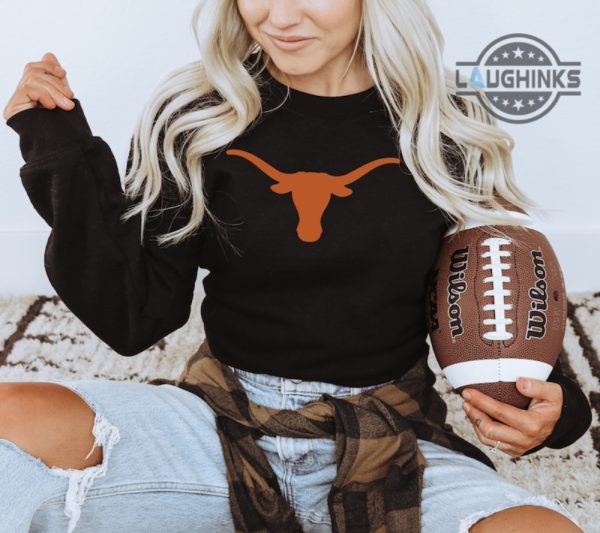 texas longhorn sweatshirt tshirt hoodie mens womens texan horn football college crewneck texas fair tshirt texas longhorns gift for fans laughinks 5
