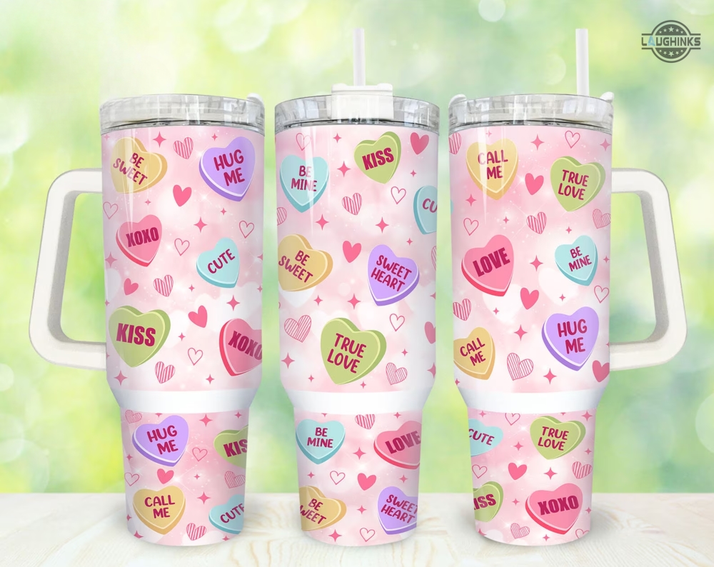 Kisses Valentine Tumbler 20oz – Always Stylish Mama