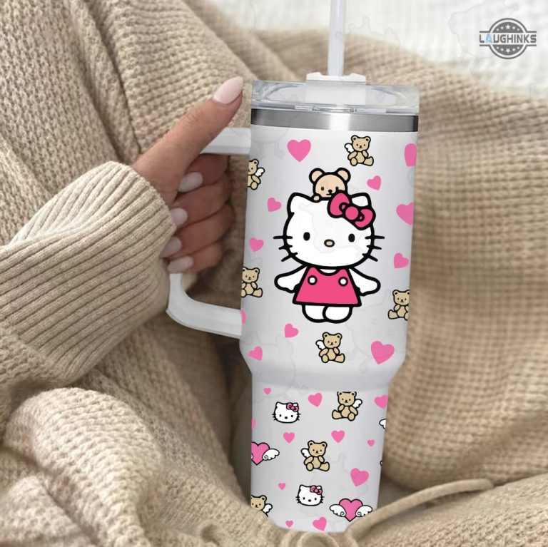 Stanley Valentines Day Tumbler 40 Oz X Hello Kitty Pink Stanless Steel ...