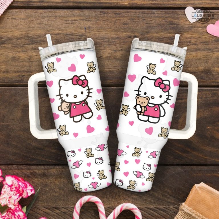 Stanley Valentines Day Tumbler 40 Oz X Hello Kitty Pink Stanless Steel ...