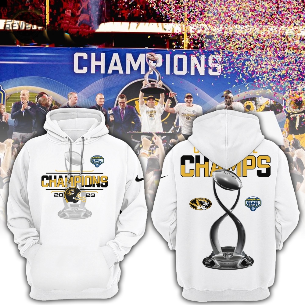 Missouri Tigers Good Year Cotton Bowl Champions 2023 T Shirt Unique Hoodie Sweatshirt Long Sleeve Shirt