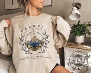 Velaris Acotar Shirt Velaris City Of Starlight Tshirt The Night Court Sweatshirt Sjm Merch Court Of Dreams Hoodie Rhysand Book Shirt giftyzy 2