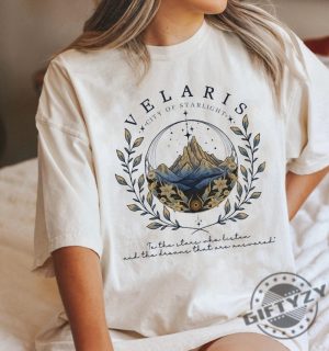 Velaris Acotar Shirt Velaris City Of Starlight Tshirt The Night Court Sweatshirt Sjm Merch Court Of Dreams Hoodie Rhysand Book Shirt giftyzy 3