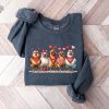 Valentines Day Farm Chickens Sweatshirt Valentine Farm Sweater Animal Lover Gift Animal Valentines Gift For Chicken Lover revetee 1