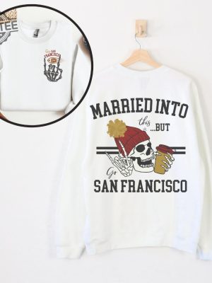 San Francisco Football Sweatshirt Gift For San Francisco Sports Fan San Fran Crewneck San Francisco Game Day Tshirt San Fran Apparel revetee 2