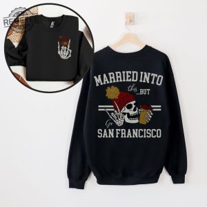 San Francisco Football Sweatshirt Gift For San Francisco Sports Fan San Fran Crewneck San Francisco Game Day Tshirt San Fran Apparel revetee 5