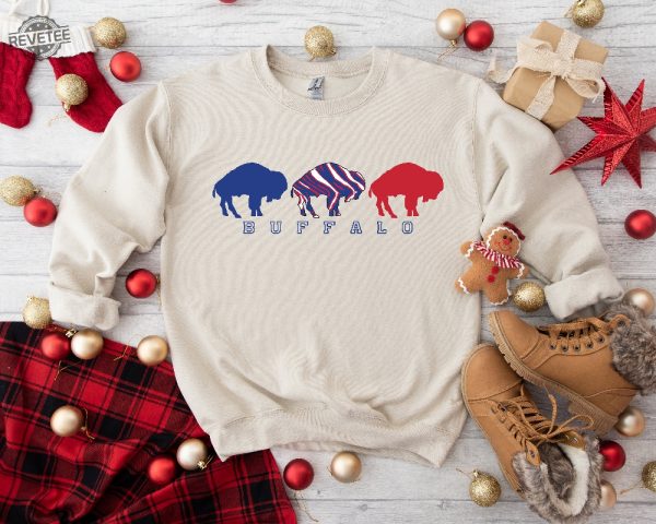 Buffalo Sweatshirt Buffalo Bills Hoodie Buffalo Football Sweatshirthoodie Afc East 716 Bills Mafia Buffalo Zubaz Cute Buffalo revetee 3