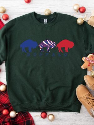 Buffalo Sweatshirt Buffalo Bills Hoodie Buffalo Football Sweatshirthoodie Afc East 716 Bills Mafia Buffalo Zubaz Cute Buffalo revetee 4