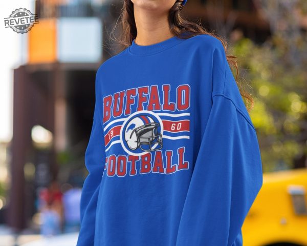 Vintage Buffalo Football Crewneck Buffalo Bill Sweatshirt Bill Sweatshirt Bills Football Buffalo New York Buffalo Fan Gift revetee 2