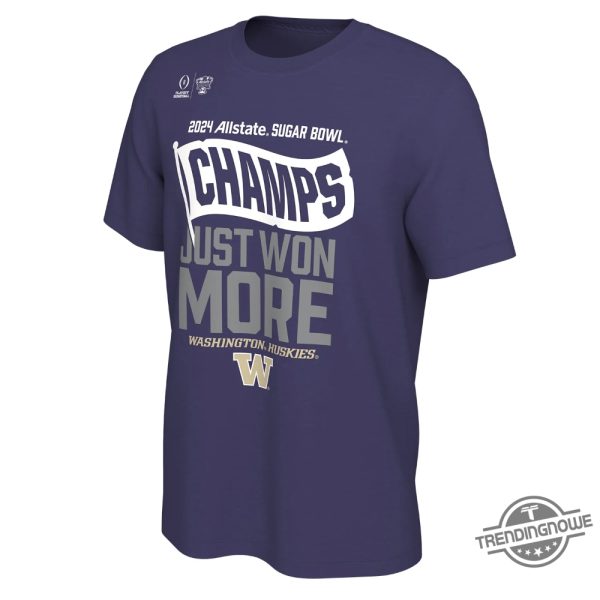 Washington Huskies Shirt Football Playoff 2024 Sugar Bowl Champion Shirt trendingnowe 1