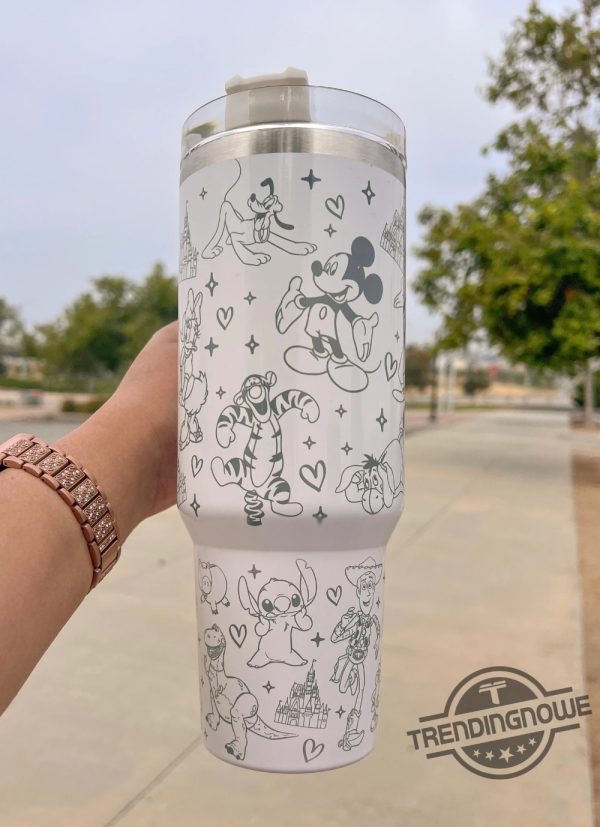 Disney Character Stanley Tumbler Mickey Minnie Disney Tumbler Cup Gift For Fan trendingnowe 1