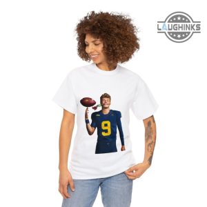 michigan rose bowl champions shirt sweatshirt hoodie jj mccarthy michigan wolverines football tshirt number 9 rose bowl 2024 champs tee shirts laughinks 3