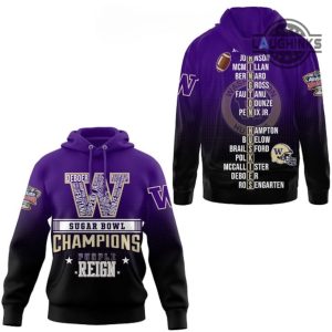 university of washington hoodie tshirt sweatshirt all over printed 2024 sugar bowl champions washington huskies shirts purple reign washington football tee gift laughinks 1