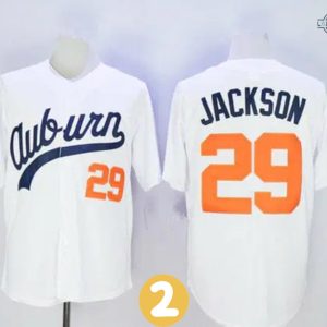 bo jackson auburn baseball jersey all over printed number 29 baseball uniform shirts auburn tigers college football gift orange white laughinks 2